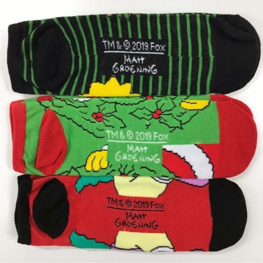 The Simpsons 6 Pack Adult No Show Low Cut Ankle Socks Duff Beer Homer Krusty Moe - Picture 5 of 6
